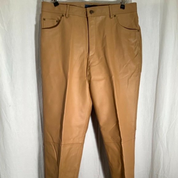 Mens Leather Trousers-
